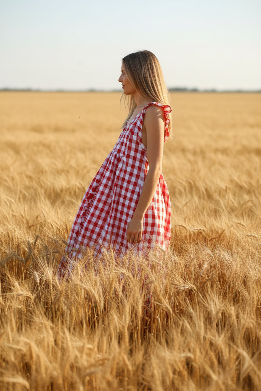 Vestido Hannah Red