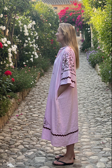 Vestido Alexandra Rosa